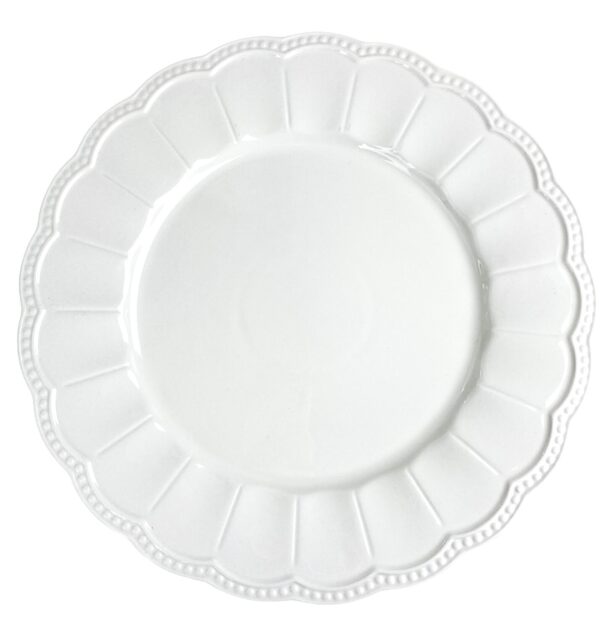 Teller Geschirr Set - Weiss
