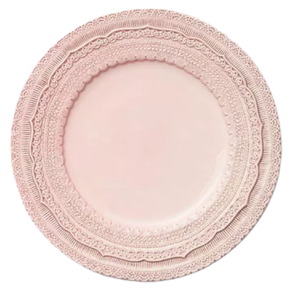 Teller Geschirr Set - Rosa