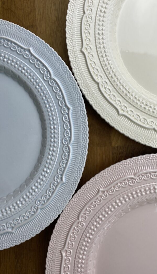 Teller Geschirr Set - Creme - Image 4